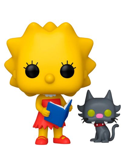 Фигурка Funko POP! TV Simpsons S11 Lisa With Snowball II (1740) 86409 / Фигурка Фанко ПОП! по мотивам мультсериала "Симпсоны", Лиза Симпсон