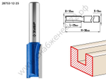 ЗУБР 12x25мм, хвостовик 8мм, фреза пазовая прямая