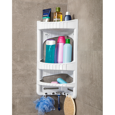 Полка для ванной комнаты угловая "Dunja" 09166