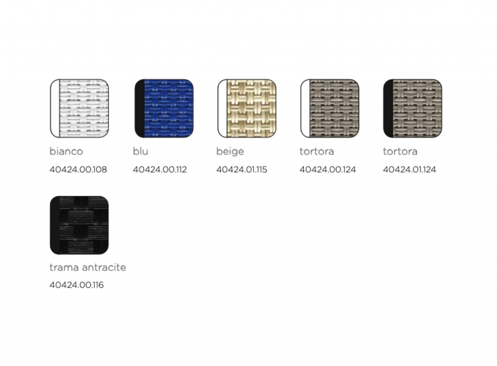 Ремкомплект к лежаку Nardi Ricambio Alfa Omega, черный, атрацит