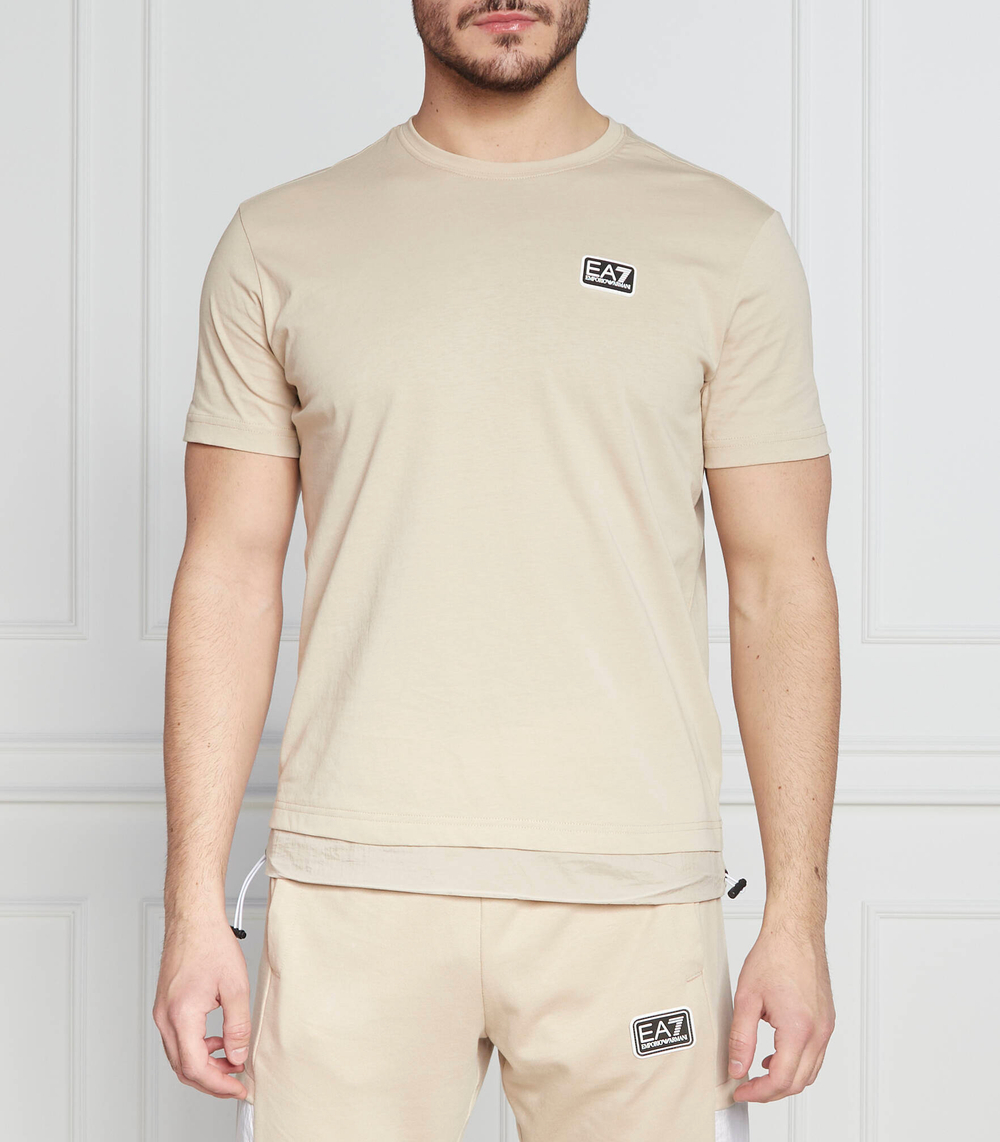 футболка EA7 - песочный(3RPT18 PJ02Z)