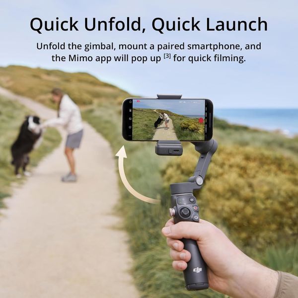 Электрический стабилизатор для смартфона DJI Osmo Mobile 7P Черный | Black