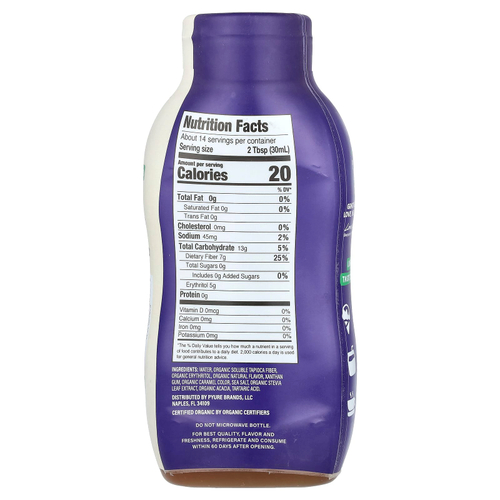 Pyure, органический сироп со вкусом карамели, без сахара, 414 мл (14 жидк. унций)