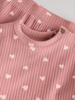Лонгслив и брюки в комплекте для малышей Next Q95-521, Розовый