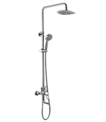 LEMARK Серия OMEGA. Смеситель для ванны с верхней душевой лейкой "Тропический дождь" – LM3162C