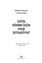 Çətin dönəm üçün yaxşı iqtisadiyyat