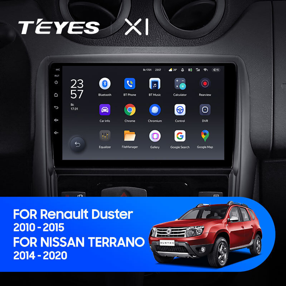 Teyes X1 9" для Renault Duster 2010-2015