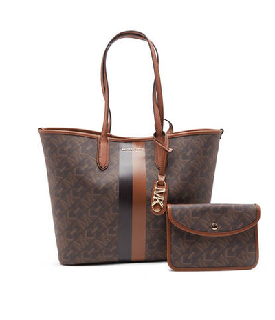 Сумка-шопер + поясная сумка Michael Kors - коричневый(30H3GZAT7B)