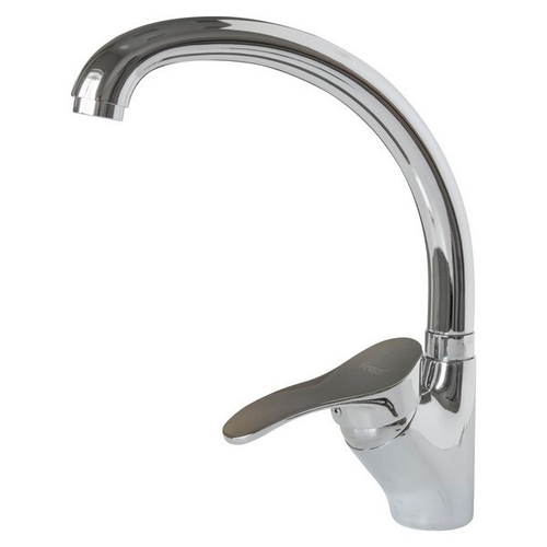 Смеситель для кухни 40к F4101-2 FRAP (выс.пов.излив, п/гайку, хром, латунь)