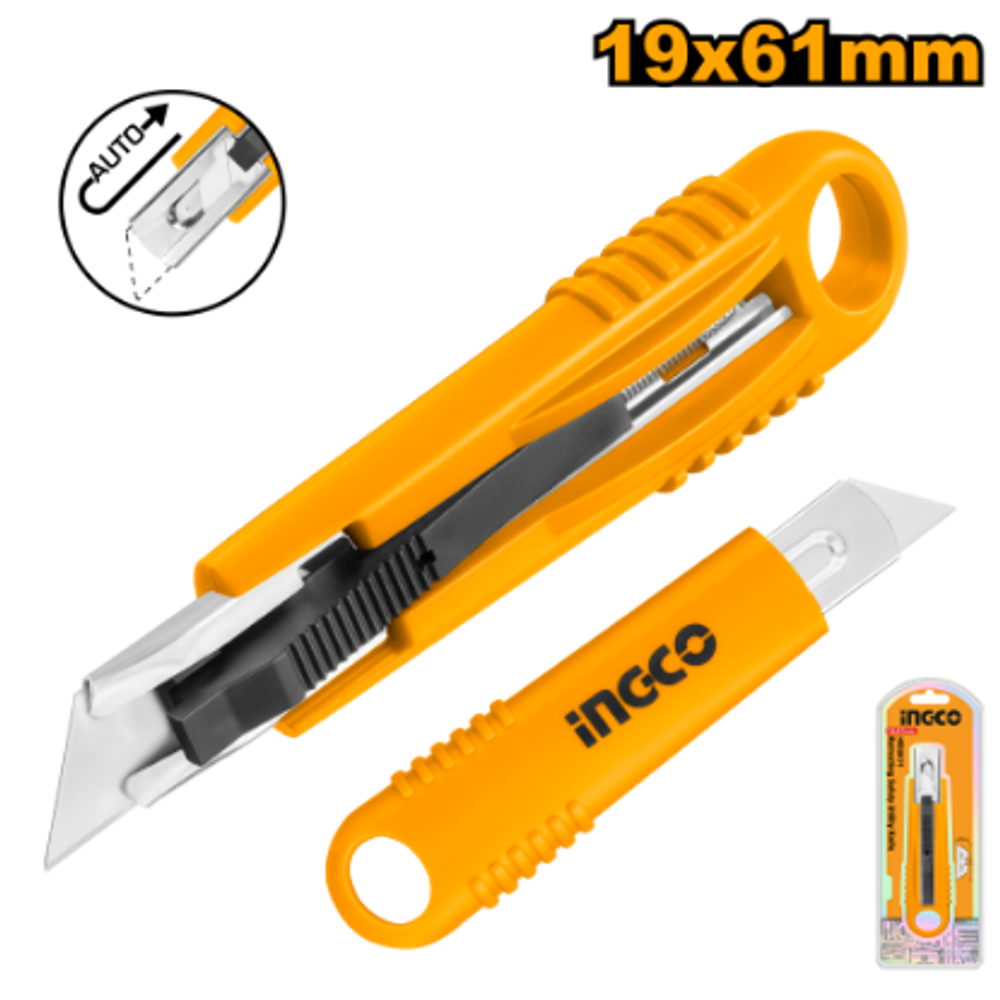 Нож трапециевидный INGCO HRSUK19