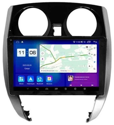 Магнитола для Nissan Note 2 2012-2021 (правый руль) - Parafar PF703RN2K на Android 13, QLED+2K, ТОП процессор, 4Гб+32Гб, CarPlay, 4G SIM-слот