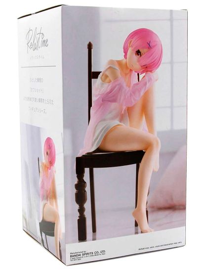 Фигурка Аниме Re:Zero RAM Relax Time 18см BP18650P