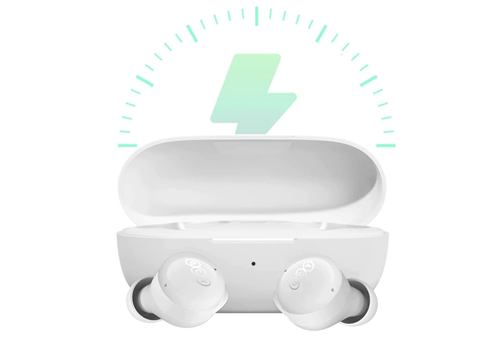 Беспроводные наушники QCY T17 white, white