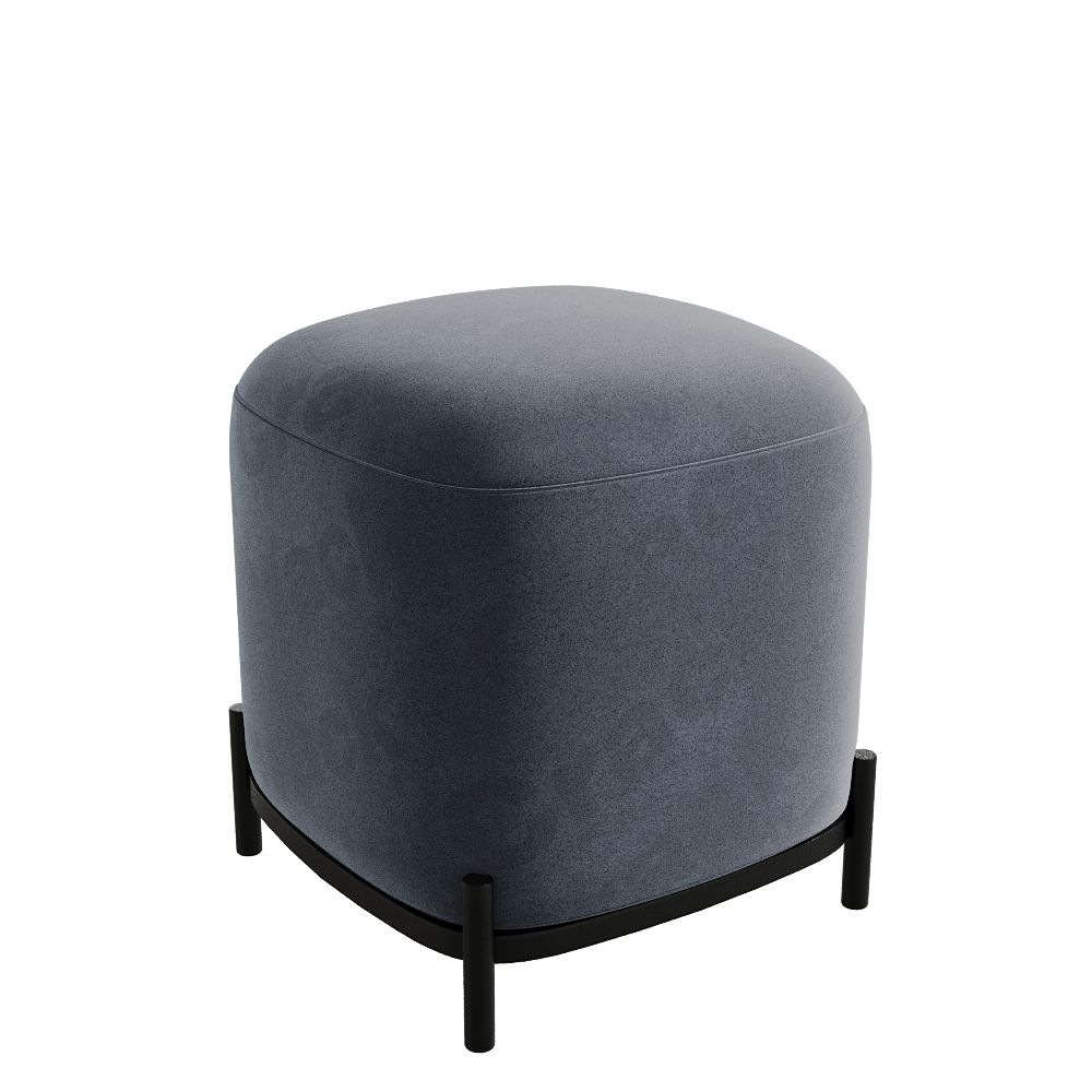 Пуфик в прихожую серый