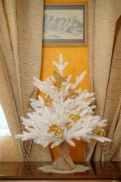 Ель искусственная Царь елка Адель белая 60 см