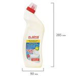 Средство для уборки туалета кислотное 750 г, LAIMA PROFESSIONAL "Лимон-WC Гель", утенок, 604793