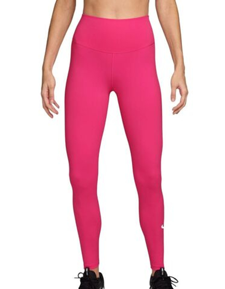 Леггинсы Nike One High Waist Full Length - rush pink/white