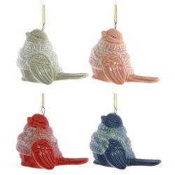 GAEM Украшение новогоднее "Птичка", L8 W4,5 H6 см, 4в.