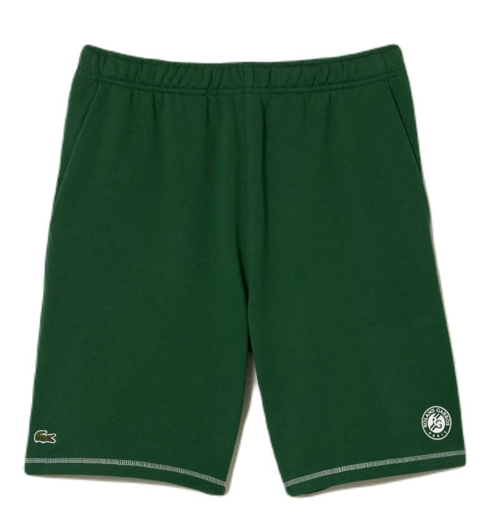Мужские теннисные шорты Lacoste Sport Roland Garros Edition Flannel Shorts - green
