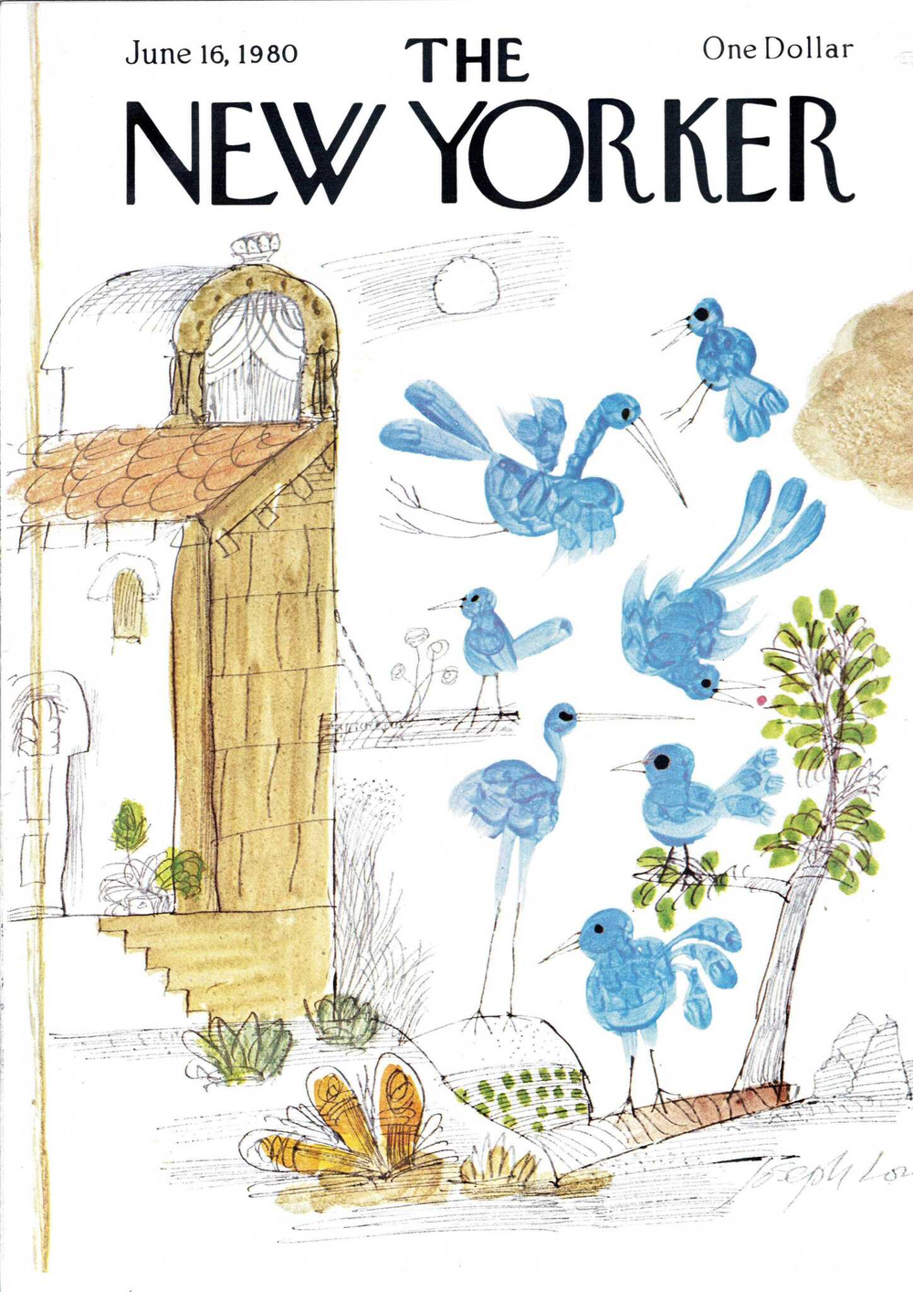 Журнал The New Yorker 16-06-1980, обложка