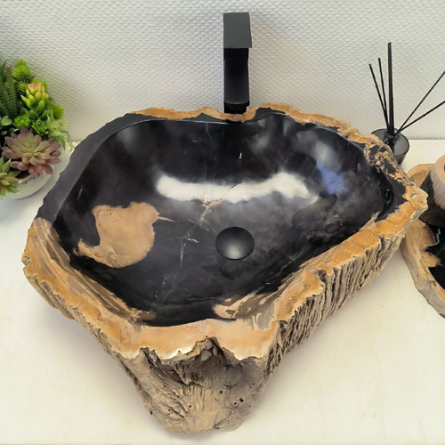 Раковина из окаменелого дерева Fossil Basin OD-02482 (58*51*15 см)