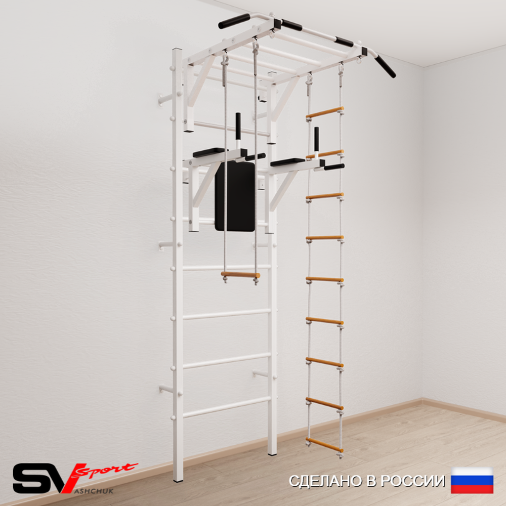 Шведская стенка Sv Sport 549 (Турник рукоход/Брусья/Лестница/Трапеция)