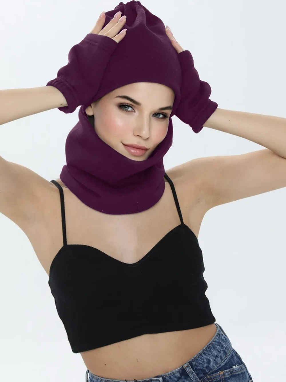 Снуд унисекс из футера с начесом