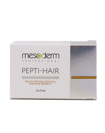 Пептидный мезококтейль для роста волос "Pepti - HAIR" 3мл*3 шт., MESODERM