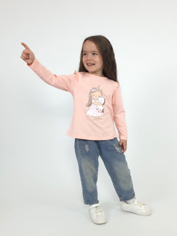 4-125-6 Джемпер для девочки