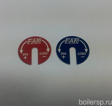 Красно/синий диск д. колл. с обозначениями