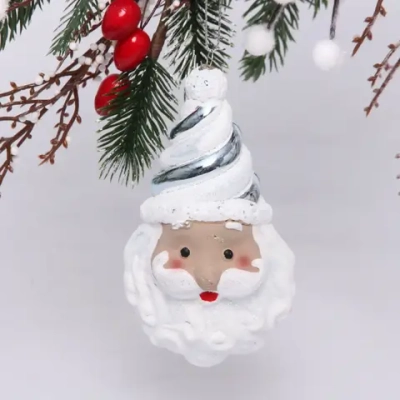 Ёлочная игрушка «Сказочный Дед Мороз» 7*5,5*12 см, голубой