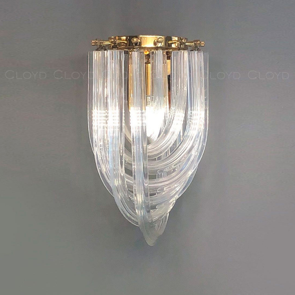 Бра Cloyd MEBIUS-B W1 / выс. 36 см - золото (арт.20294)