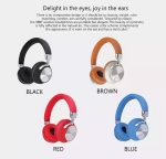 Bluetooth  наушники Music 98BT blue, беспроводные наушники, гарнитура, голубой