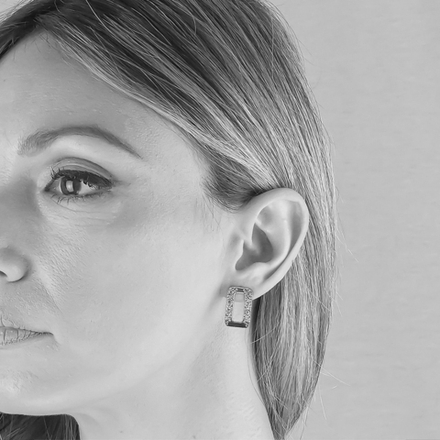 Серьги Boccadamo XOR616RS BW/RG