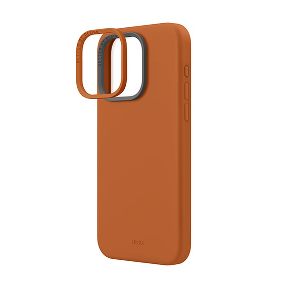 Чехол Uniq LINO MagSafe для iPhone 15 Pro 6.1&quot; Orange (IP6.1P(2023)-LINOHMORG)