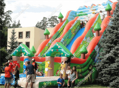 Надувная горка "Форест"