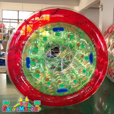 Аттракцион Водный роллер (Гидророллер) "Цветной" ПВХ, 2.2*2*2 м