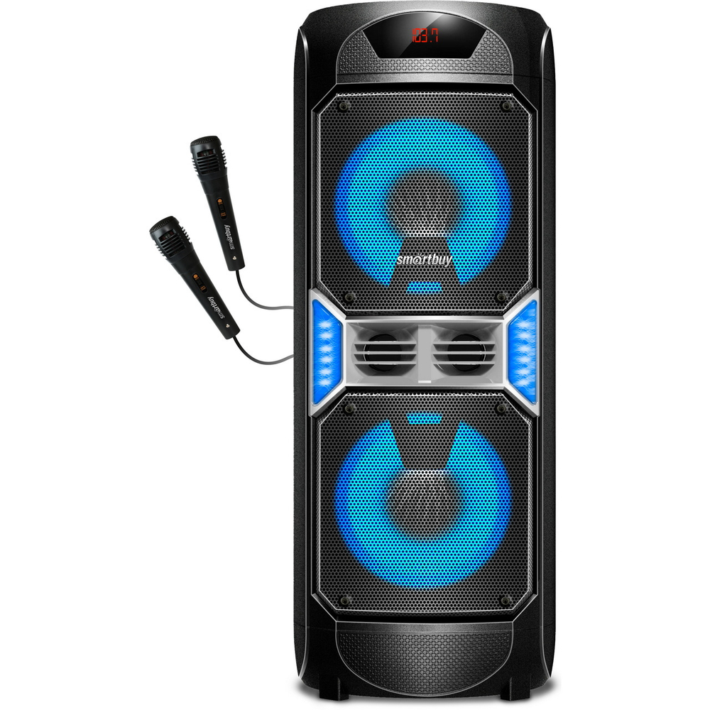 Акустическая система SmartBuy VOYAGER, 120 Вт, Bluetooth, MP3, FM-радио, 2 микрофона