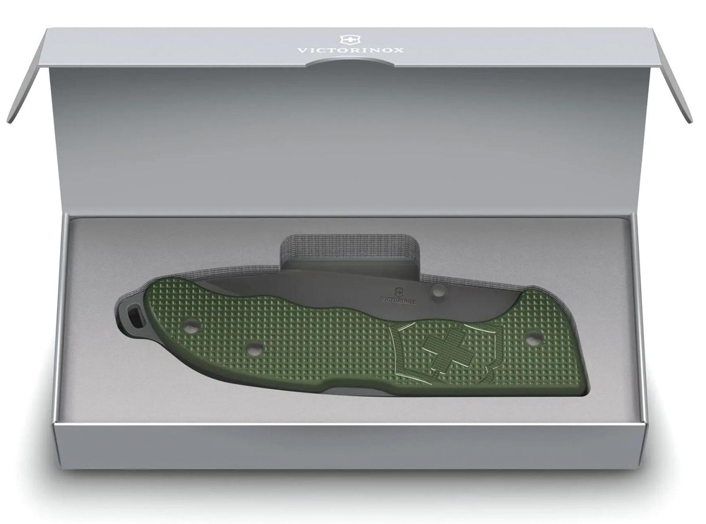 Нож перочинный Victorinox Evoke BSH Alox Olive (0.9425.DS24) 136мм 4функц. оливковый подар.коробка