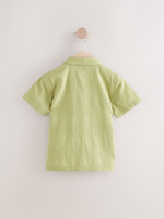 Рубашка с коротким рукавом для мальчика Next AB6-464, Хаки