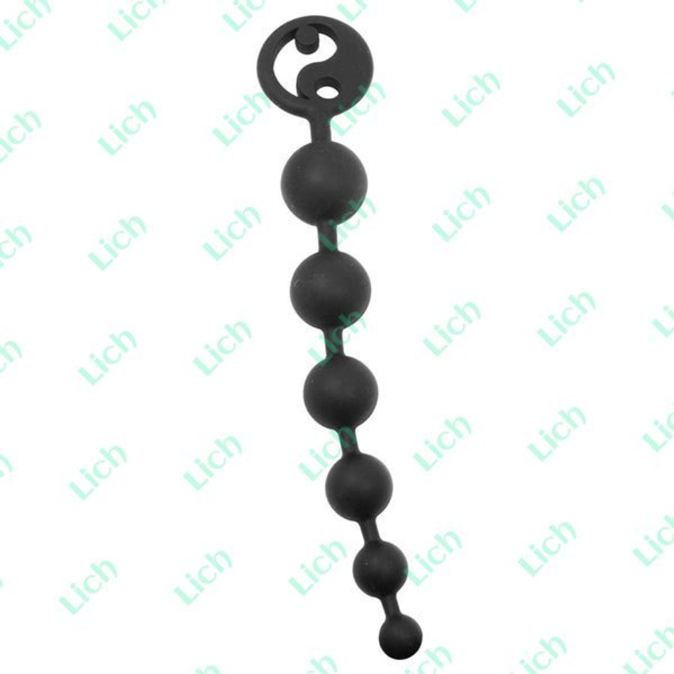 Черная цепочка из силикона YIN WANG