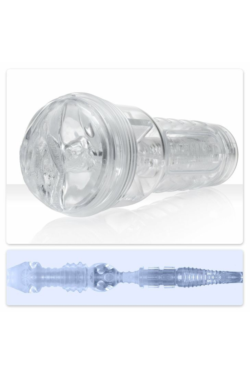 Мастурбатор Fleshlight Crystal Ice вагина, прозрачный