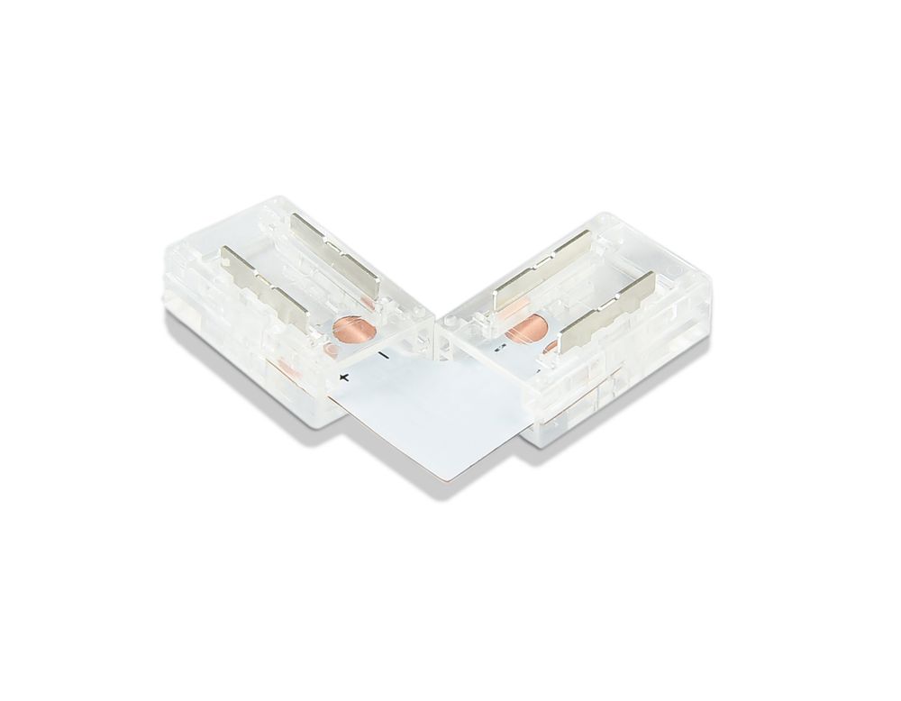 Ambrella Соединитель угловой L для светодиодной ленты COB 8mm 12/24V (2 конт.) GS6851 (5шт) LED Strip GS6851