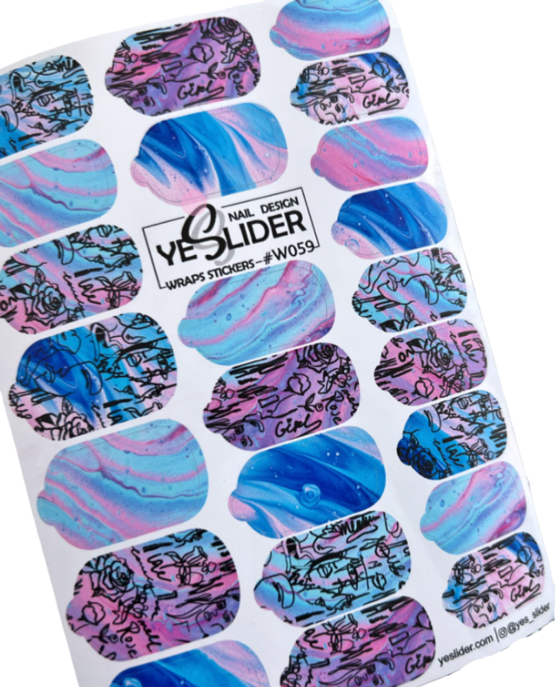 Пленка для педикюра W059 Yeslider
