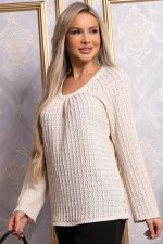 Блуза Маллуя (бежевая) Б14847-4М LT Collection