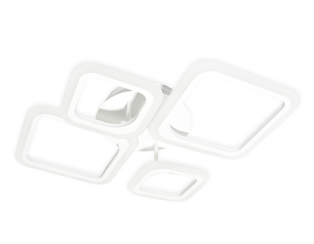 Потолочный светодиодный светильник с пультом FA4382/4 WH белый 4200K/3000K+6400K/6400K+3000K 59W 660*490*120 (ПДУ ИК)