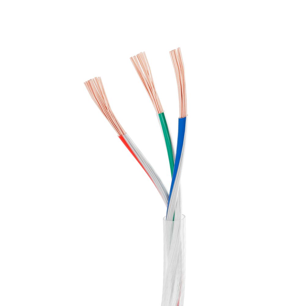 Провод питания ARL-20AWG-CLEAR-3Wire-CU-Double (3x0.75mm) (Arlight, -) 040591