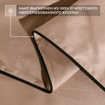 Наволочки 70х70 2 шт Сатин однотонный Элитный 100% египетский хлопок NE01577