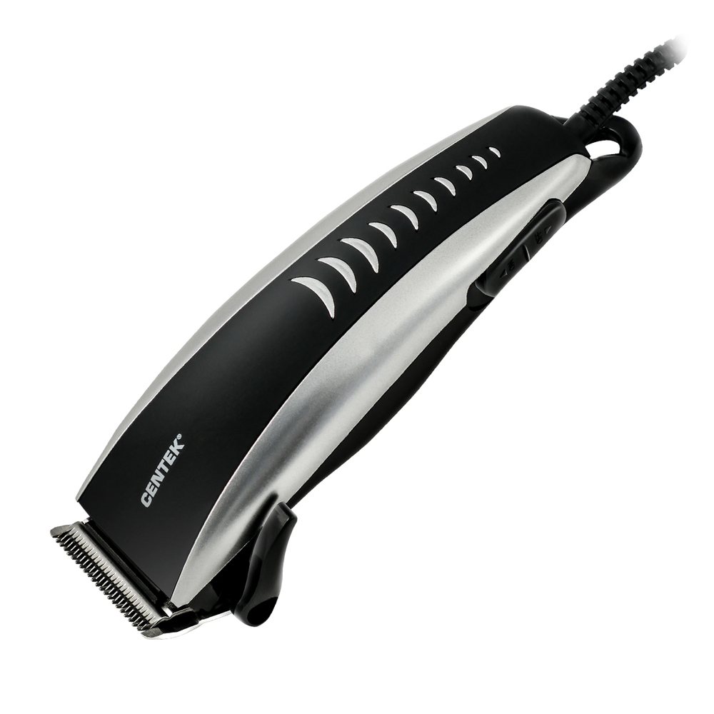 Машинка для стрижки CENTEK CT-2123 (чёрный/серебро)