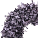 Венок декоративный TINSEL «Изящное сияние» 38 см, Графит
